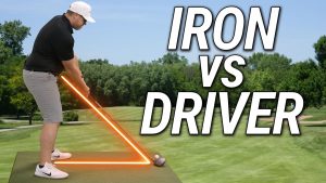 How To Stand Correctly To The Golf Ball - Iron vs Driver