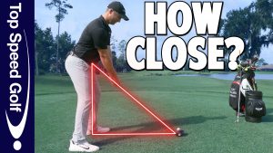How Close Should You Stand To The Golf Ball?